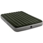 Matelas gonflable intex downy prestige 2 places 203 x 152 x 25 cm + gonfleur lectrique  piles