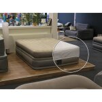 Pack matelas gonflable prime comfort 2 places intex + drap housse