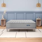 Matelas haut de gamme alpha 140x190 cm - ressorts ensach�s et mousse � m�moire de forme - confort mi ...