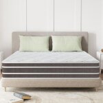 Matelas hybride 140x190 cm �paisseur 28cm ressorts ensach�s mousse � m�moire de forme ergonomique antibact�rie ...