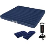 Matelas gonflable intex classic downy + gonfleur inclus - 2 places large