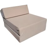 Matelas chauffeuse lit fauteuil futon pliable pliant 160x60x12 cm - natalia spzoo - beige Matelas chauffeuse lit fauteuil futon pliable pliant 160x60x12 cm - natalia spzoo - beige