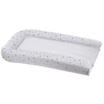 Matelas  langer avec ponges amovibles - blanc / gris - 42 x 70 cm