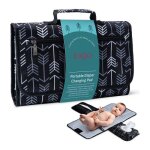 Matelas � langer de voyage portable tapis � langer b�b� amovible avec coussin de t�te poches pour b�b� ...