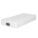 Matelas latex 90x200 en ressorts ensaches avec design 7 zones de confort 25 cm épaisseur blanc Matelas latex 90x200 en ressorts ensaches avec design 7 zones de confort 25 cm épaisseur blanc
