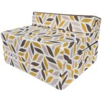 Matelas lit fauteuil futon pliable - c901 - 200x70x10cm - housse amovible - mousse polyurethane