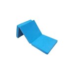 Matelas pliable futon - marque - modèle - bleu - 1 place - 65x195x10 cm Matelas pliable futon - marque - modèle - bleu - 1 place - 65x195x10 cm