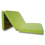 Matelas lit futon pliable pliant - natalia spzoo - pomme verte - mousse polyurthane - 1 personne