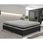Matelas à mémoire de forme à cinq couches amovible modèle arezzo 160 x 200 cm Matelas à mémoire de forme à cinq couches amovible modèle arezzo 160 x 200 cm