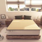 Matelas memory cotton 140x190 cm - memoire de formelatex et mousse - double face t / hiver - epaisseur ...