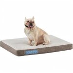 Matelas orthop�dique m�moire de forme pour chien et chat housse amovible lavable confort gel &support ...
