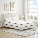 Matelas orthop�dique � ressorts ensach�s - lunsy - 140x200 cm - 7 zones de soutien - mousse � m�moire ...
