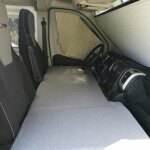 Matelas pliable pour banquette avant camping car gris fiat ducato lit cabine Matelas pliable pour banquette avant camping car gris fiat ducato lit cabine