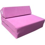 Matelas chauffeuse lit fauteuil futon pliable pliant 160x60x12 cm - natalia spzoo - rose Matelas chauffeuse lit fauteuil futon pliable pliant 160x60x12 cm - natalia spzoo - rose
