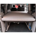 Matelas pliable pour volkswagen t5 t6 multivan california beach et caravelle 185 x 148 x 8 cm