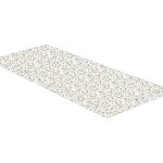Matelas pliant - tissu - 60x120 cm - epaisseur 5cm - 2 volets - au fil de leau - domiva