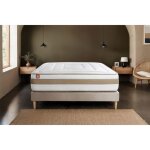 Matelas le raffin� 160x200cm ressorts ensach�s + m�moire de forme biovisco - maxi �paisseur 26cm