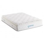 Matelas ressorts ensachs american dream de dreamea - 160x200 cm - trs ferme - blanc