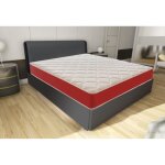 Matelas � ressorts ensach�s et mousse m�moire - 9 zones diff�rentes 160x200 cm
