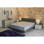 Matelas tissu bambou naturel + prot�ge matelas 160x200 x 24 cm - tr�s ferme - ame poli lattex haute densit� ...