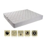 Matelas tissu ignifug non feu 90x190 x 155 cm - soutien ferme - ame poli lattex haute rsilience - hypoallerg ...