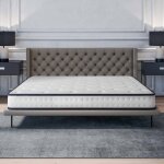 Matelas upsilon 15 160x200 cm - mousse mmoire de forme adaptative - 7 zones blue - latex + hr - confort ...