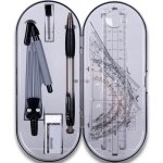 Math gomtrie kit de lot de 8 pices student fournitures avec bote de rangement incassable comprend ...
