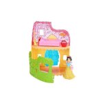 Mattel disney princess - mini poupee blanche neige magiclip et maison
