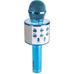 Max km01 - microphone karaok micro sans fil bluetooth - bleu haut - parleur intgr micro modificateur ...