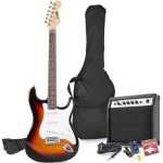 Guitare lectrique max pack gigkit avec amplificateur 40 watts - sunburst