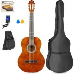 Max soloart - guitare classique adulte débutant - bois naturel foncé tuner sac de transport médiators ... Max soloart - guitare classique adulte débutant - bois naturel foncé tuner sac de transport médiators ...