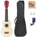 Max ukey pack ukull et accessoires - bois clair cordes en nylon nombreux accessoires pour dbuter dans ...