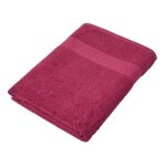 Maxi drap de bain 100% coton bordeaux 100 x 180 cm