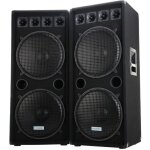 Mcgrey dj - 2522 enceintes party basement / dj - box paire 2 x 1500w