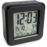 Rveil radio - pilot - mebus - 25595 - noir - 2 alarmes - rtro - clairage