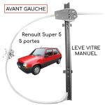 Partsline mecanisme leve vitre avant gauche compatible pour renault express rapid super 5