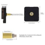 M�canismes de mouvement dhorloge murale silencieux � piles � quartzremplacement de pi�ces dhorloge - ...