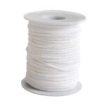 Mèche de bougie - inf - rouleau 61 m - blanc - haute qualité - flamme stable sans fumée Mèche de bougie - inf - rouleau 61 m - blanc - haute qualité - flamme stable sans fumée