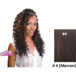 Mèche crochet braid deep twist bulk 22? # 4 marron free tress Mèche crochet braid deep twist bulk 22? # 4 marron free tress