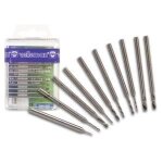 M�ches miniatures - jeu de 10 - plastique - dimensions : 2. 3 mm