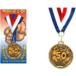 Mdaille dor anniversaire 50 ans