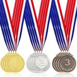 M�daille sport - enfant - or argent bronze - 12 pi�ces - multisport - alliage de zinc