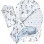Medi partners 5 lments cocon de bb 100% coton rducteur de lit bb - 90x50 cm - (peluche et minky ...