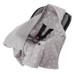 Medi partners couverture sige pour auto 100% coton 85x85cm couverture douillette pour poussette (toiles ...