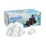 Mdia filtrant textile aqualoon pour filtre  sable - gre - blanc - 700 gr - filtration 3 microns