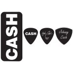 Médiators - dunlop jcpt04h - johnny cash bold - noir Médiators - dunlop jcpt04h - johnny cash bold - noir