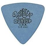 M�diator tortex triangle - dunlop - pour basse - 1. 00mm - bleu