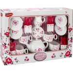 Mega crative - coffret dinette motif fleurs rose