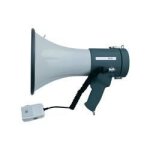 M�gaphone avec sir�ne et micro - haut - parleurs filaires