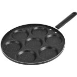 Pole  frire - meihe - 7 trous - antiadhsive - aluminium - poigne fixe